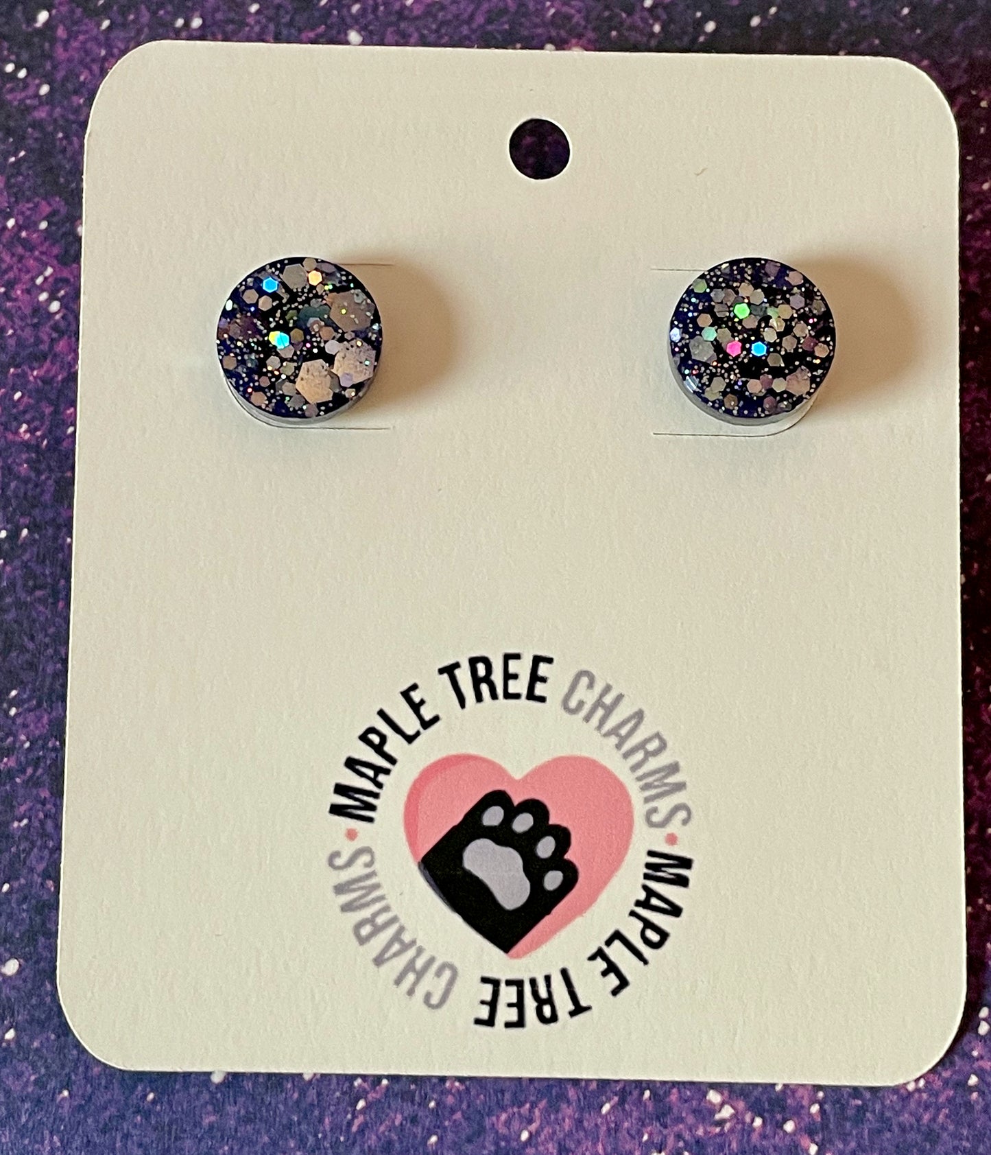 Circle Stud Earrings