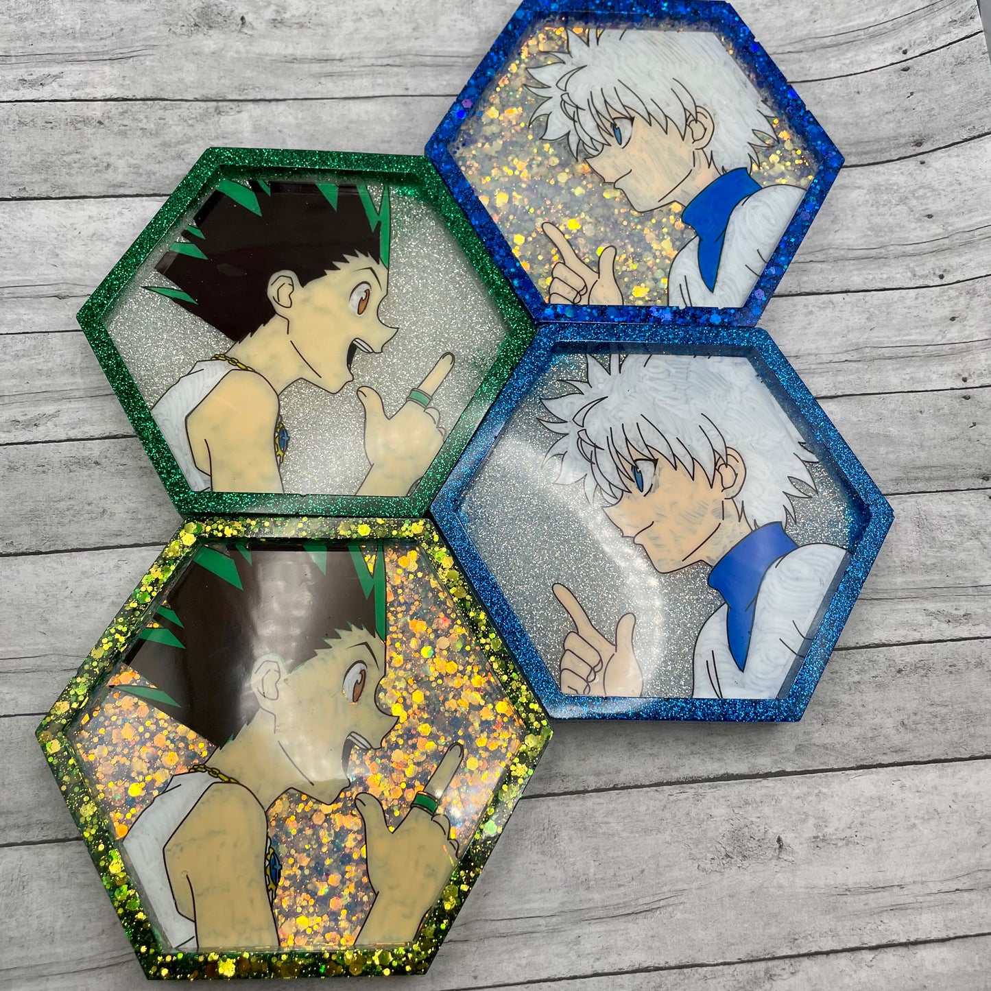 HxH Hexagon Coasters