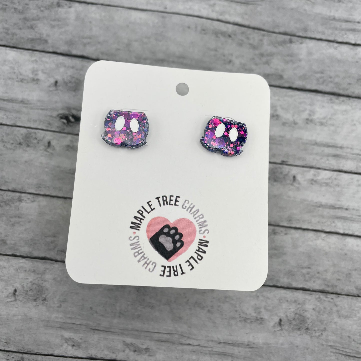Mouse Shorts Stud Earrings