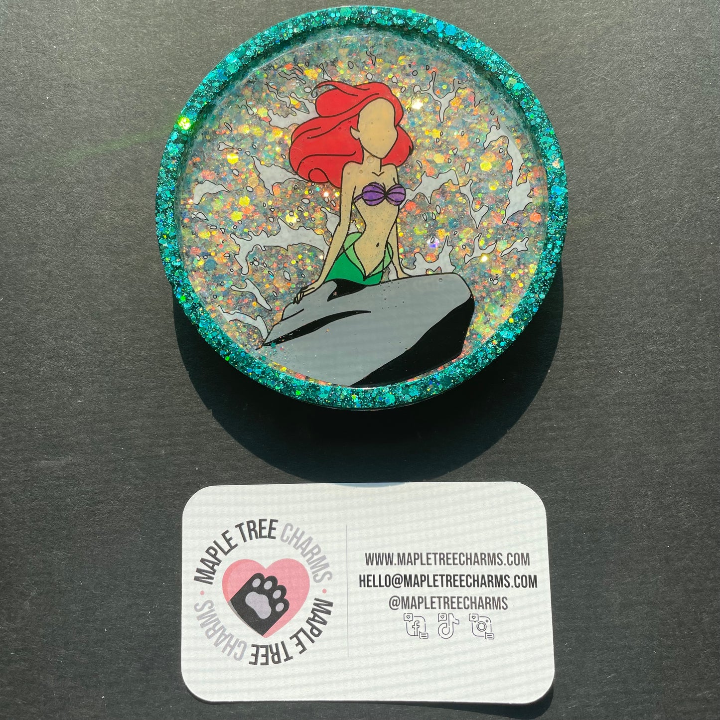 Kiss the Girl Circle Coasters