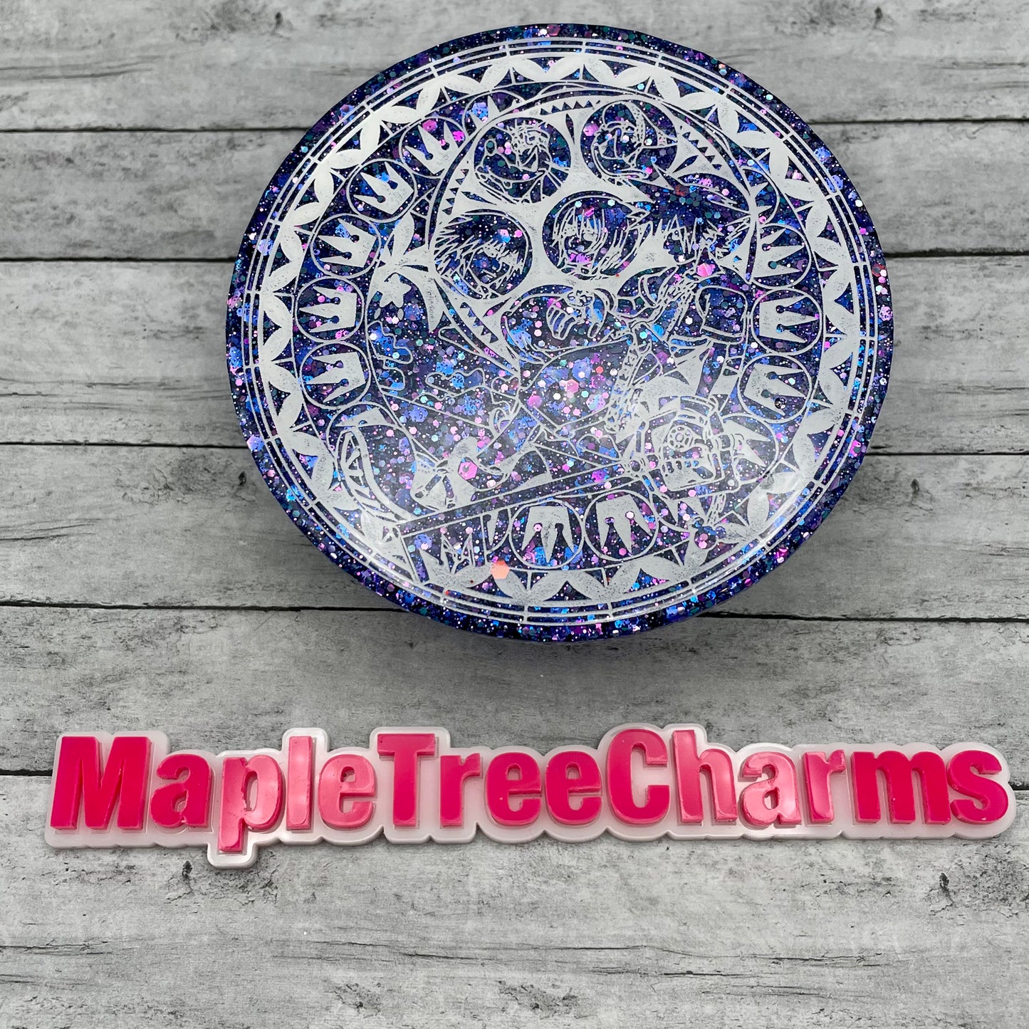 Kingdom Hearts Stained Glass Inspired Coaster