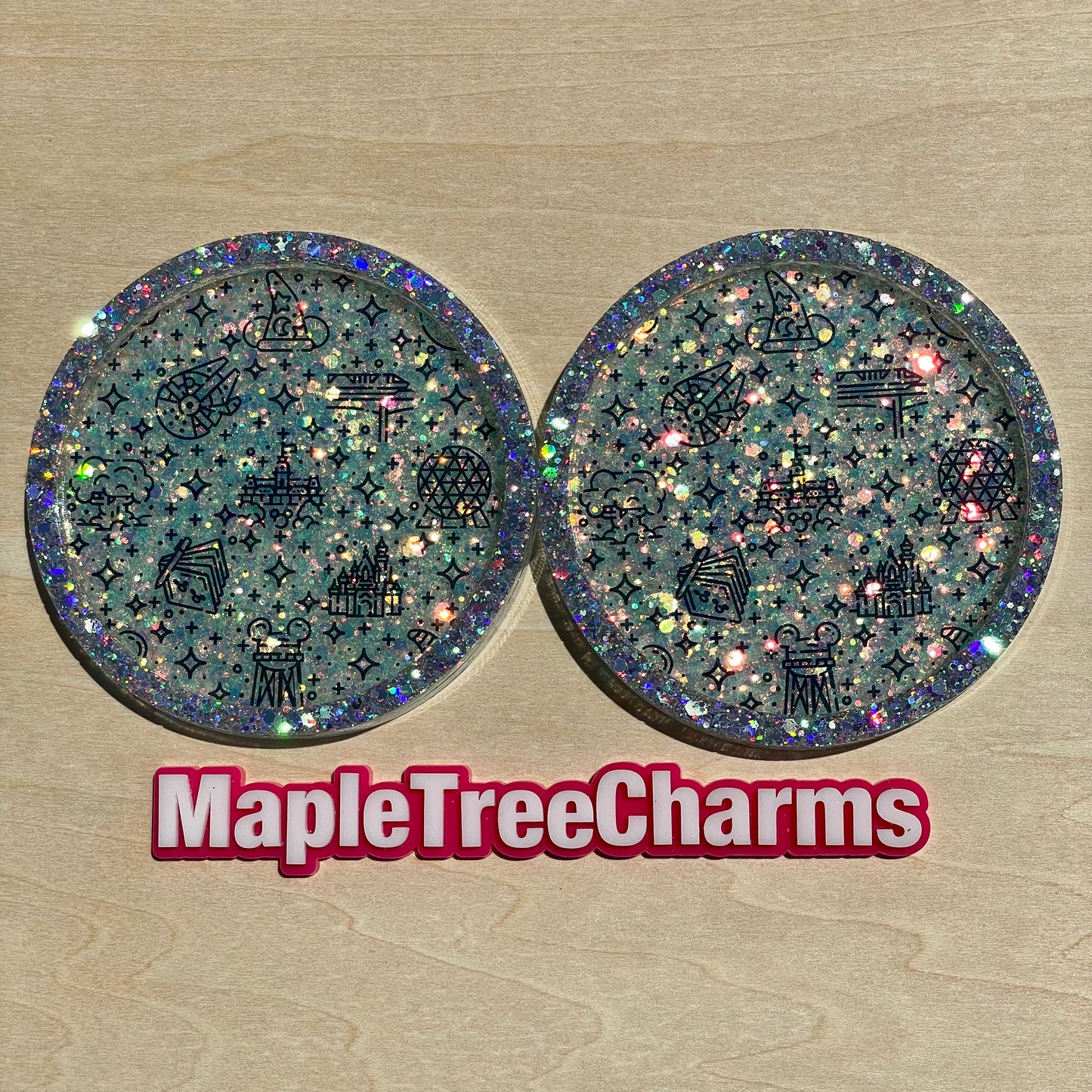 Park Icons Coasters (set of 2)
