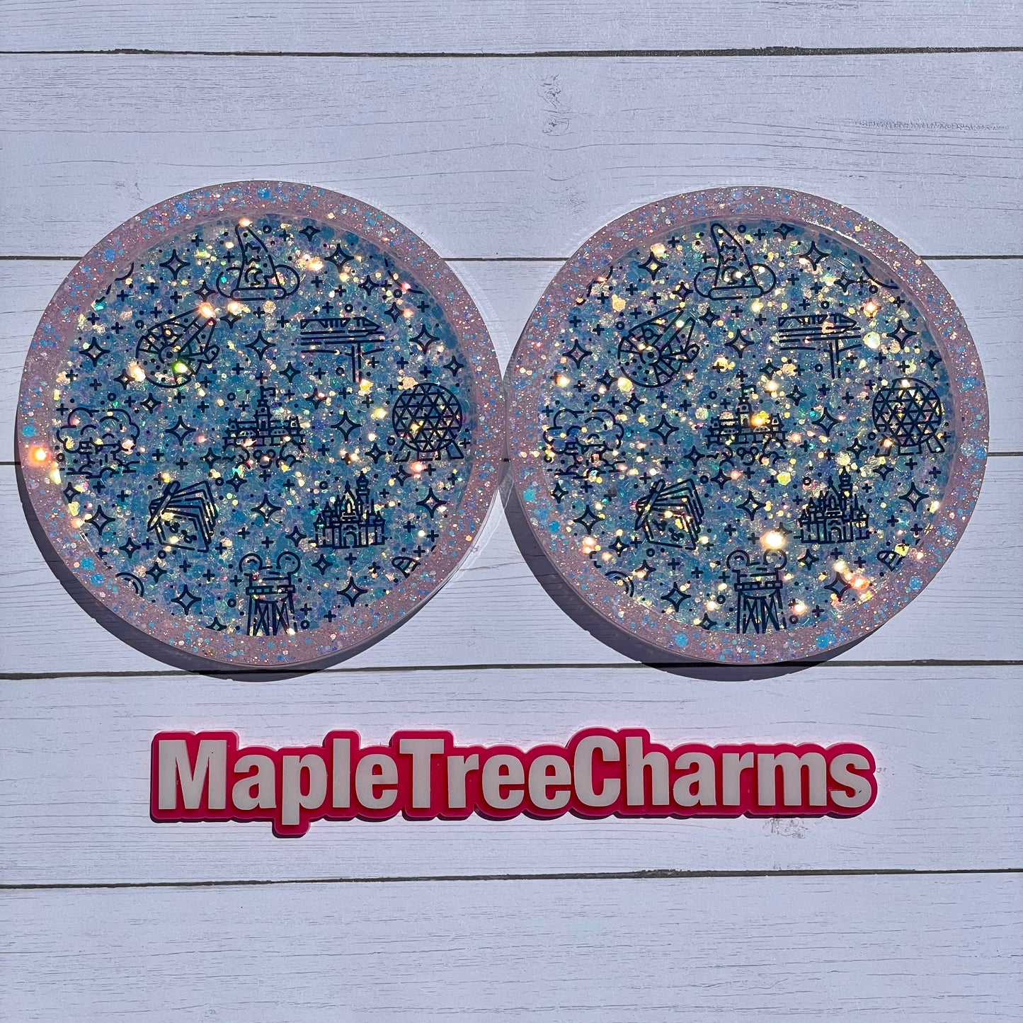 Park Icons Coasters (set of 2)