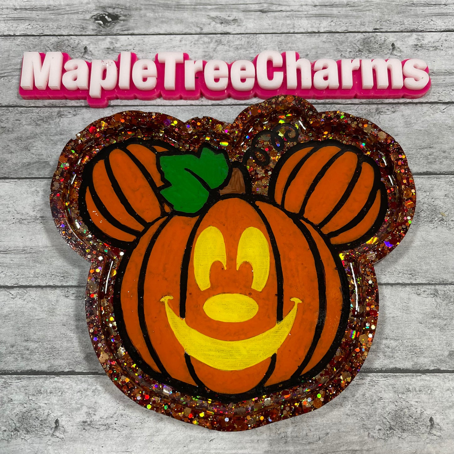 Mouse Pumpkin Coaster/Tray