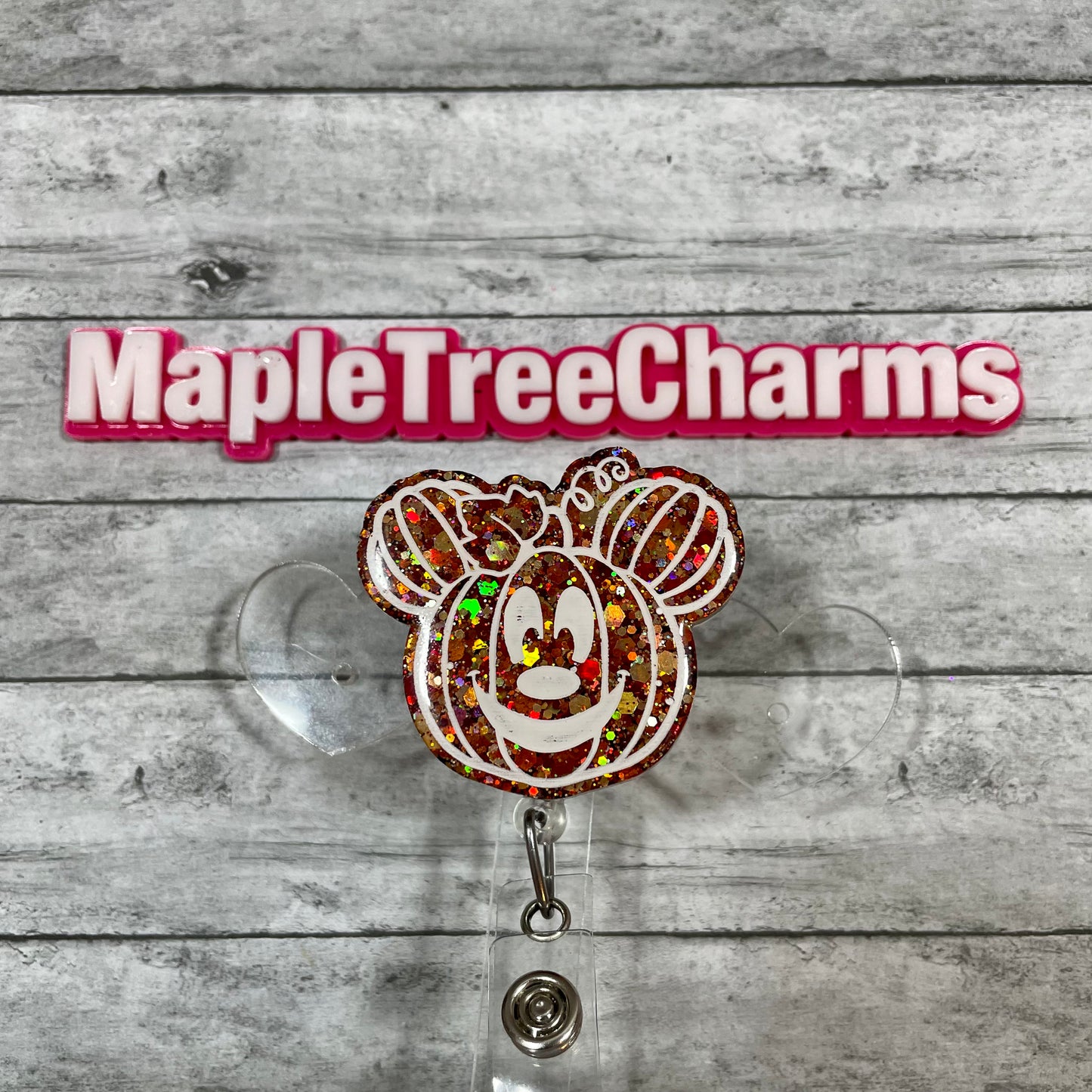 Mouse Pumpkin Badge Reel