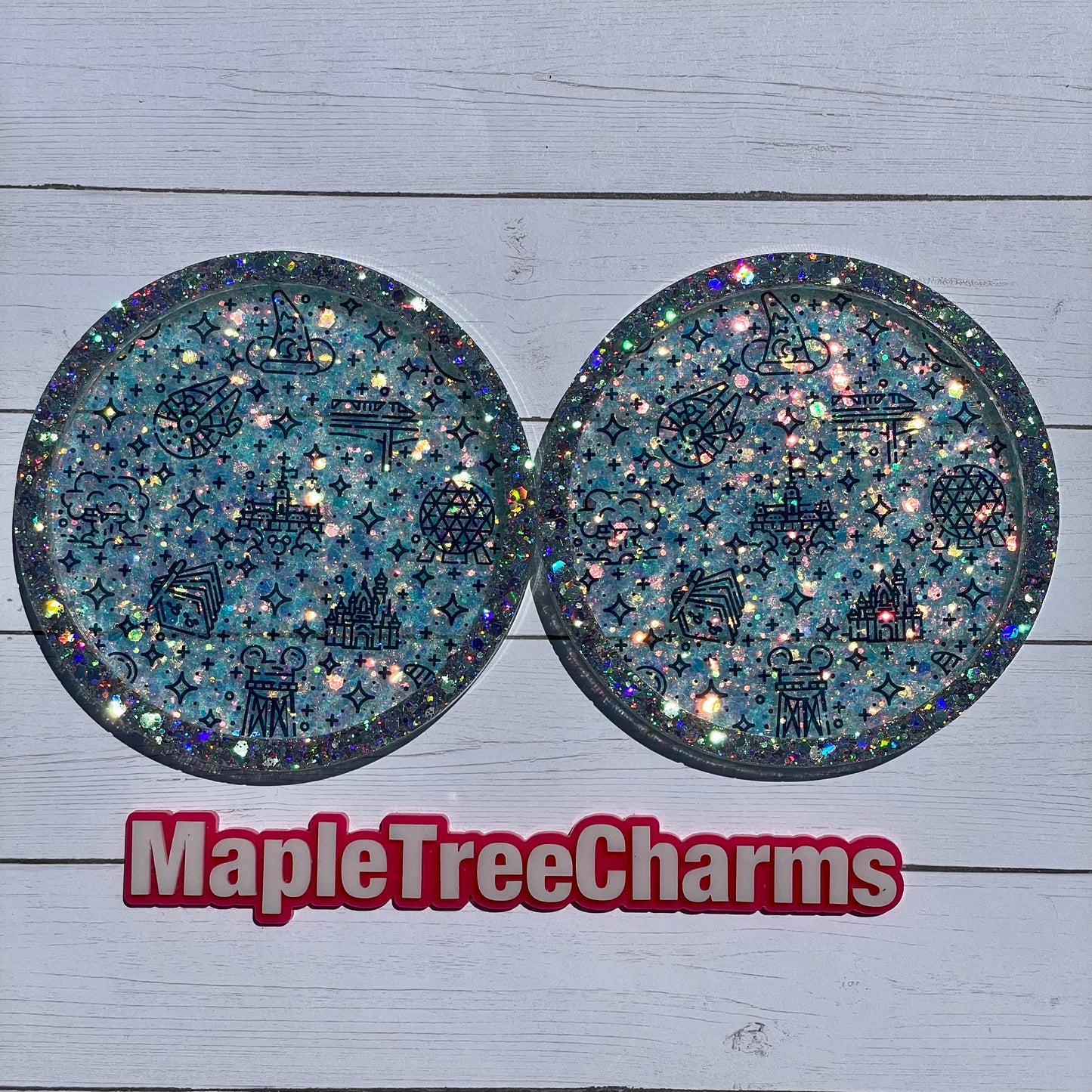 Park Icons Coasters (set of 2)