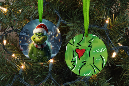 Grinch Ornament V1