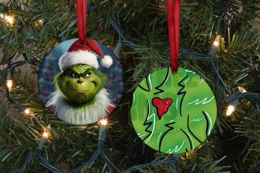 Grinch Ornament V2