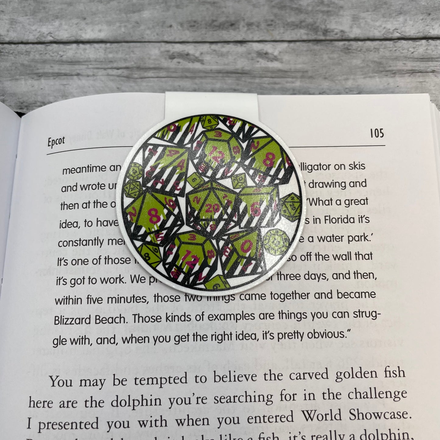 Beetlejuice Dice Magnetic Bookmark