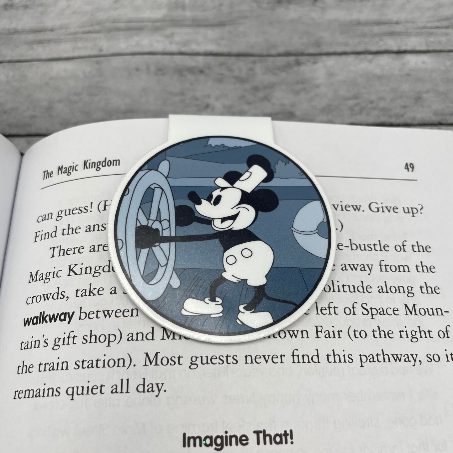 Steamboat Magnetic Bookmark