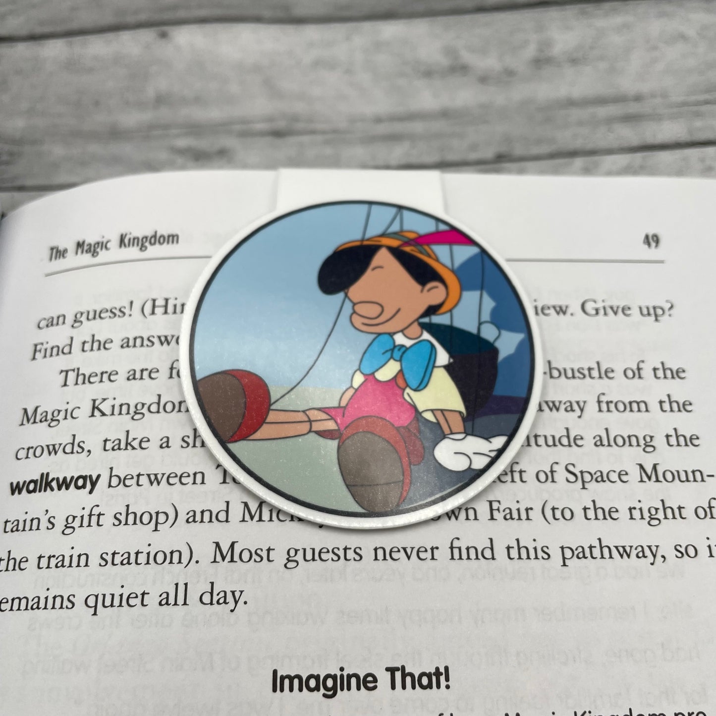 I'm A Real Boy Magnetic Bookmark