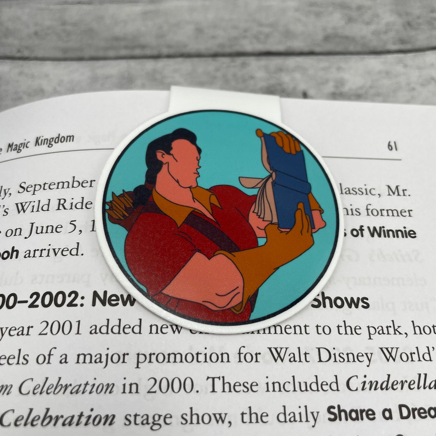 Gaston Magnetic Bookmark