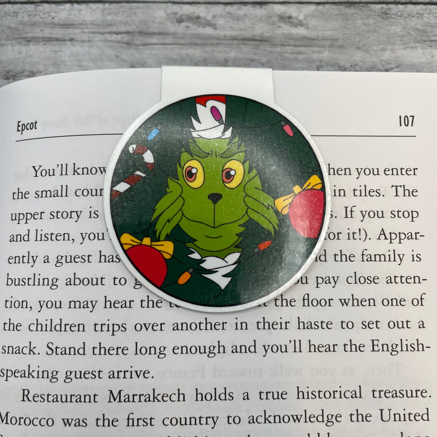 Grinch Tree Magnetic Bookmark