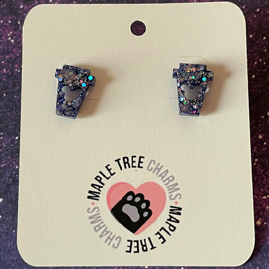 Mini Mouse Coffee Earrings