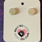 Circle Stud Earrings