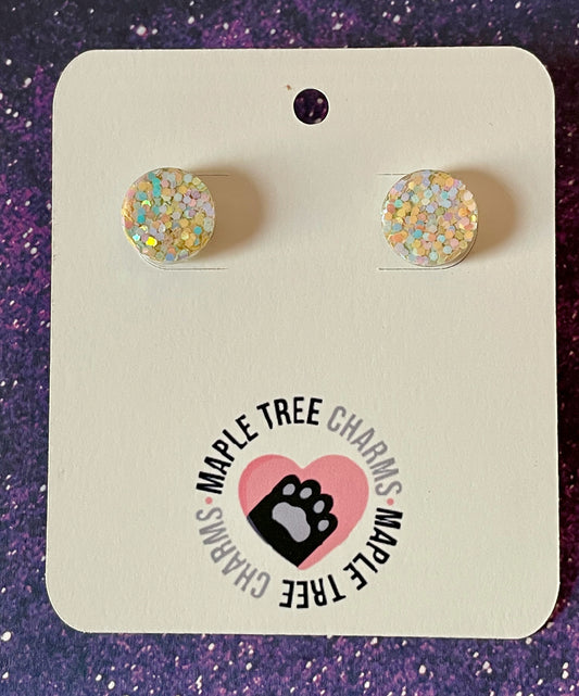 Circle Stud Earrings