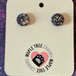 Circle Stud Earrings