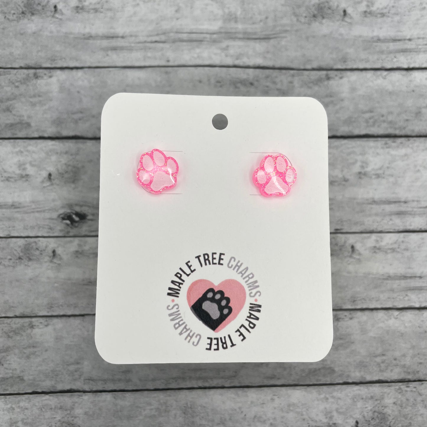 Paw Stud Earrings