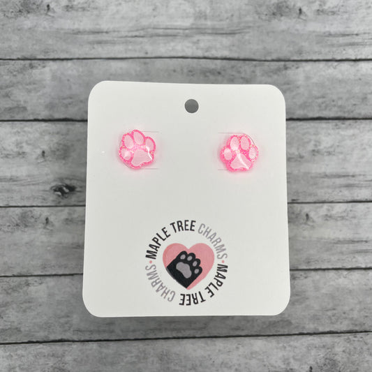 Paw Stud Earrings
