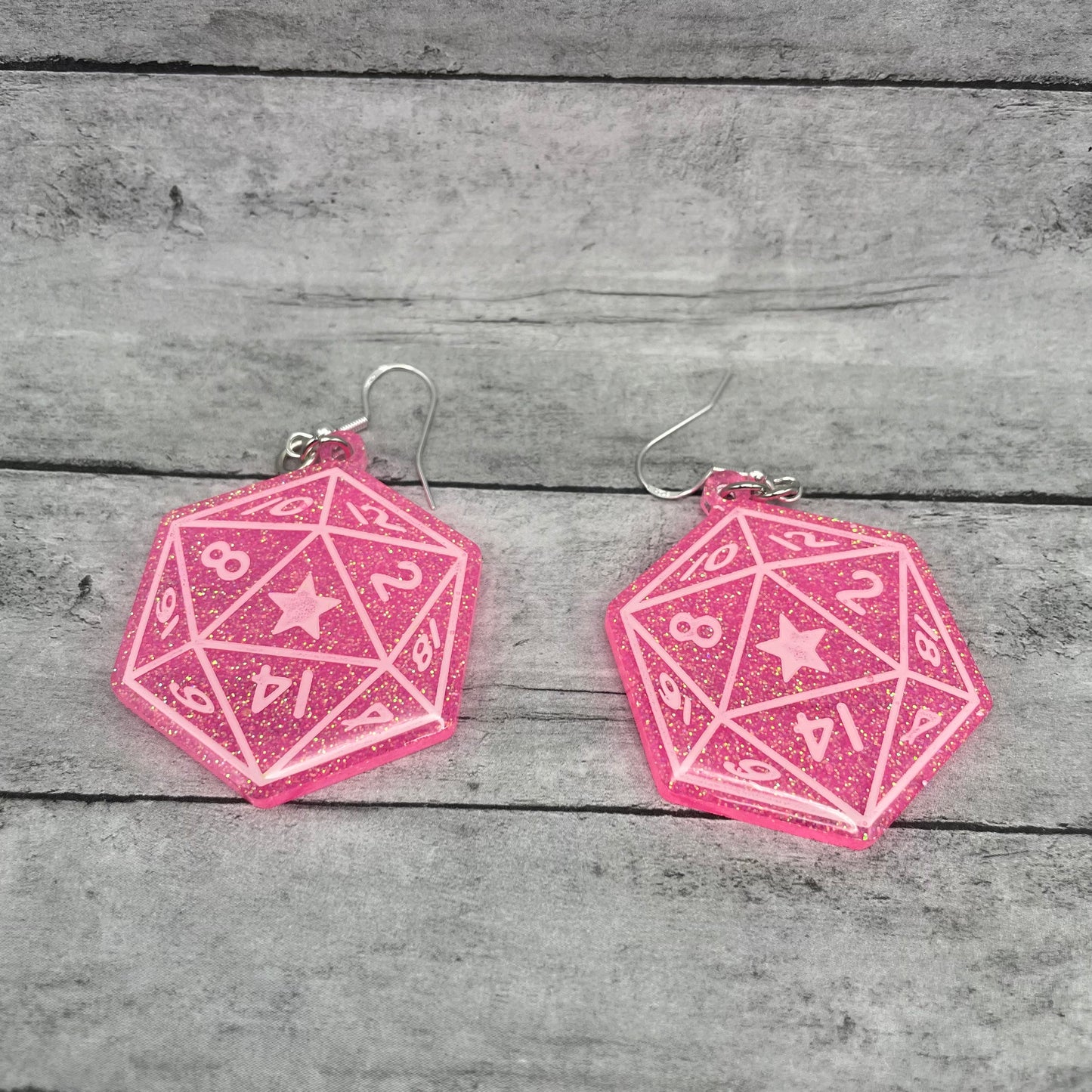 D20 Dangle Earrings