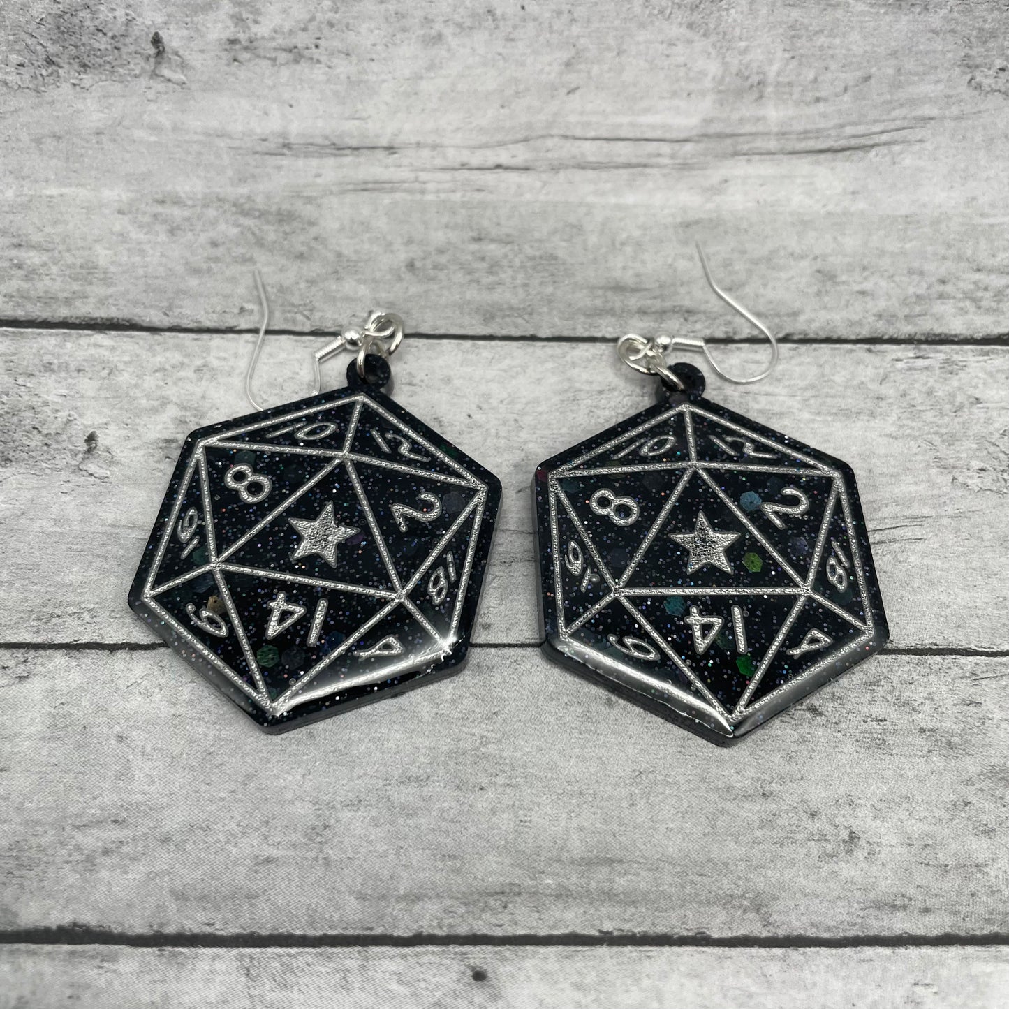 D20 Dangle Earrings