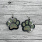 Holographic Paw Earrings