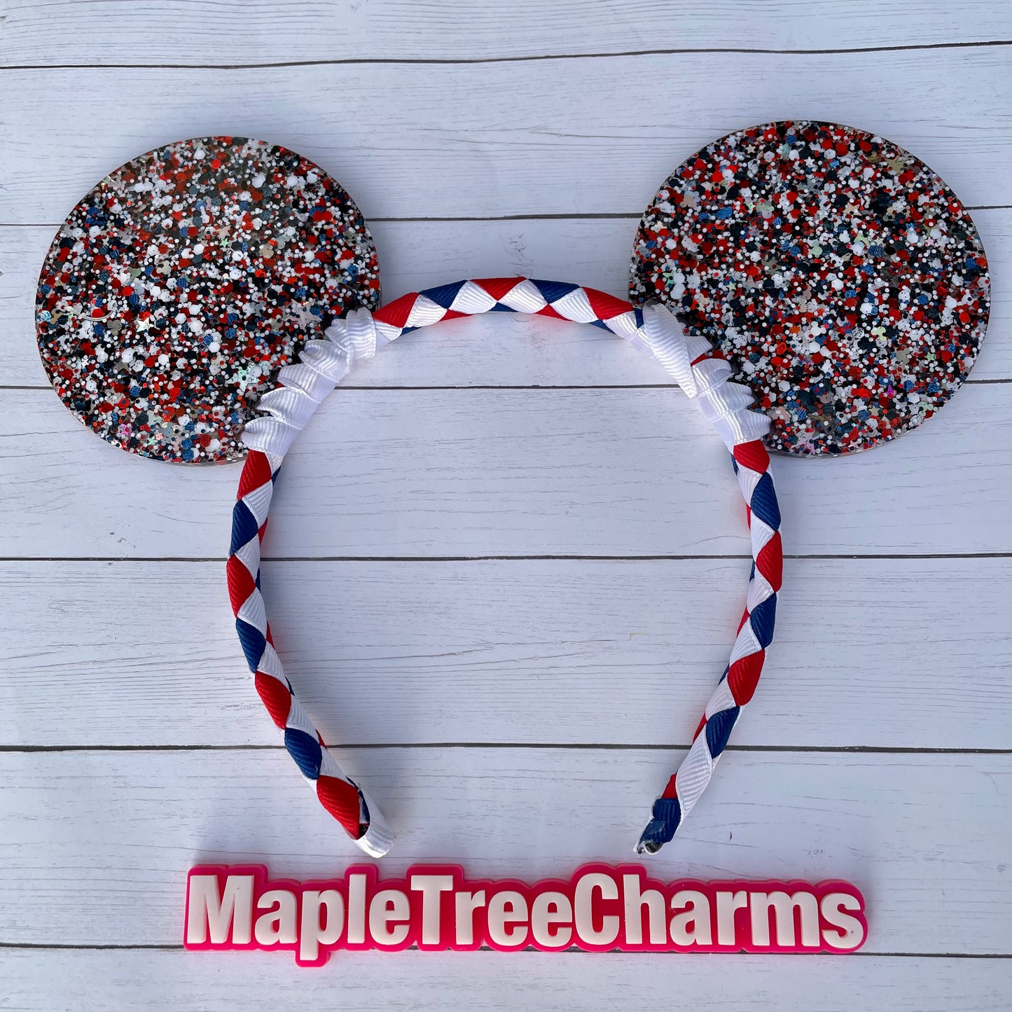 Patriotic Glitter Ears