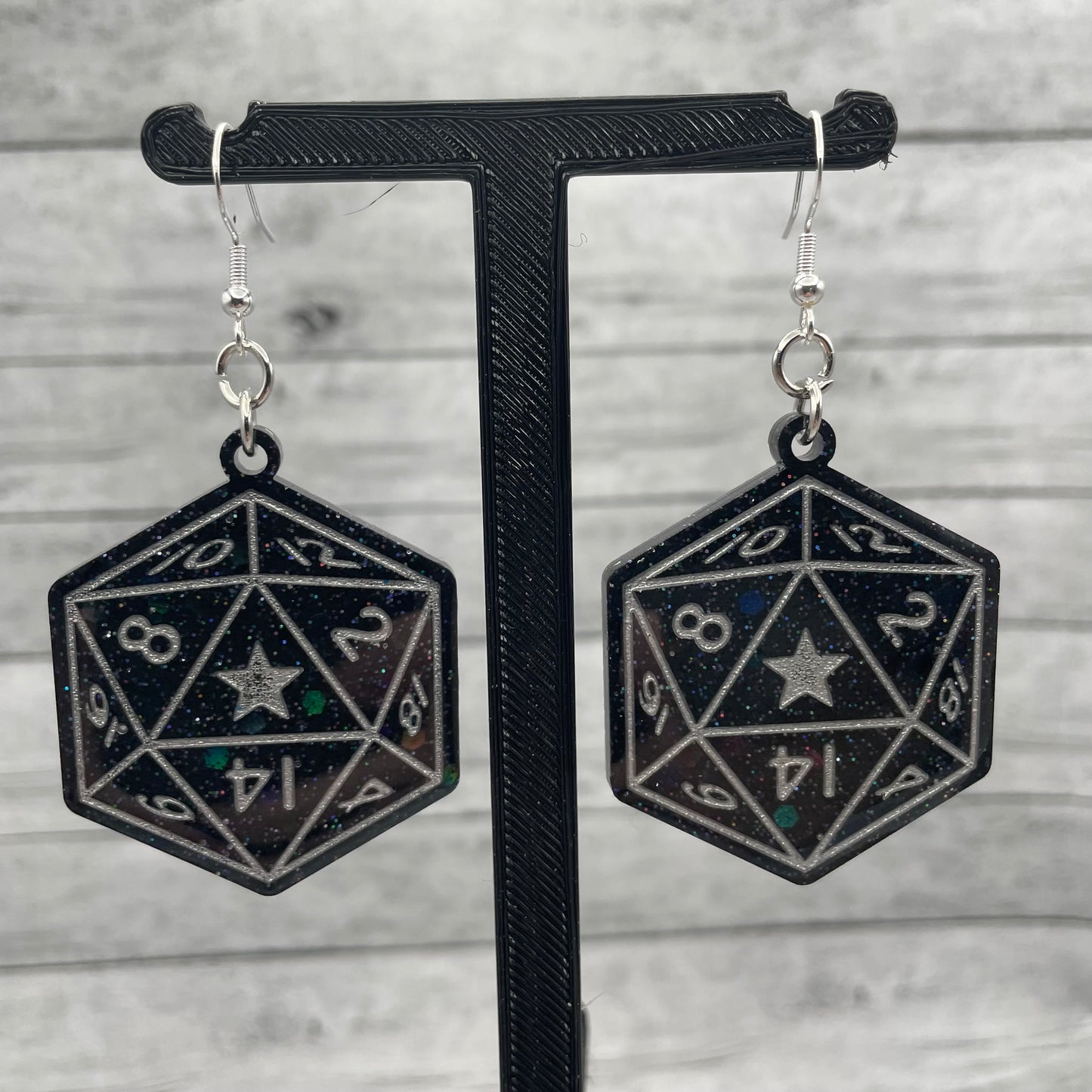 D20 Dangle Earrings