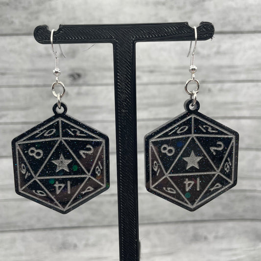 D20 Dangle Earrings