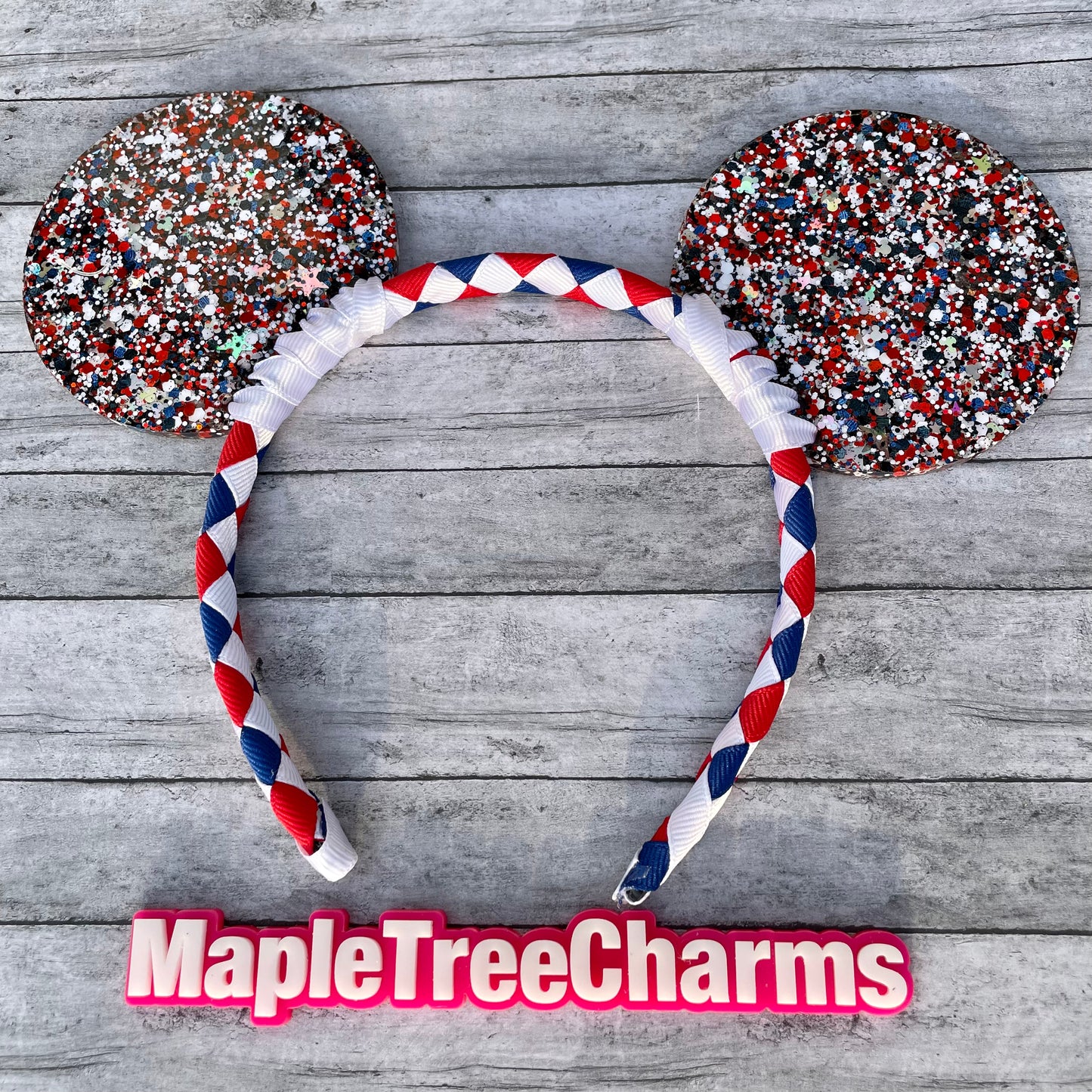 Patriotic Glitter Ears