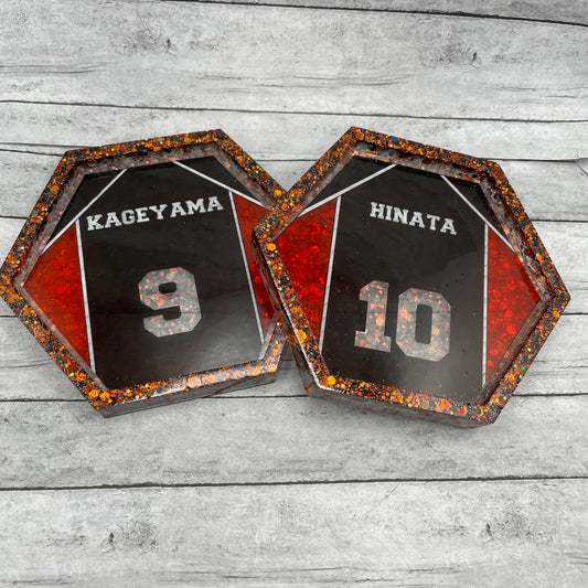 Haikyuu Jersey Coasters