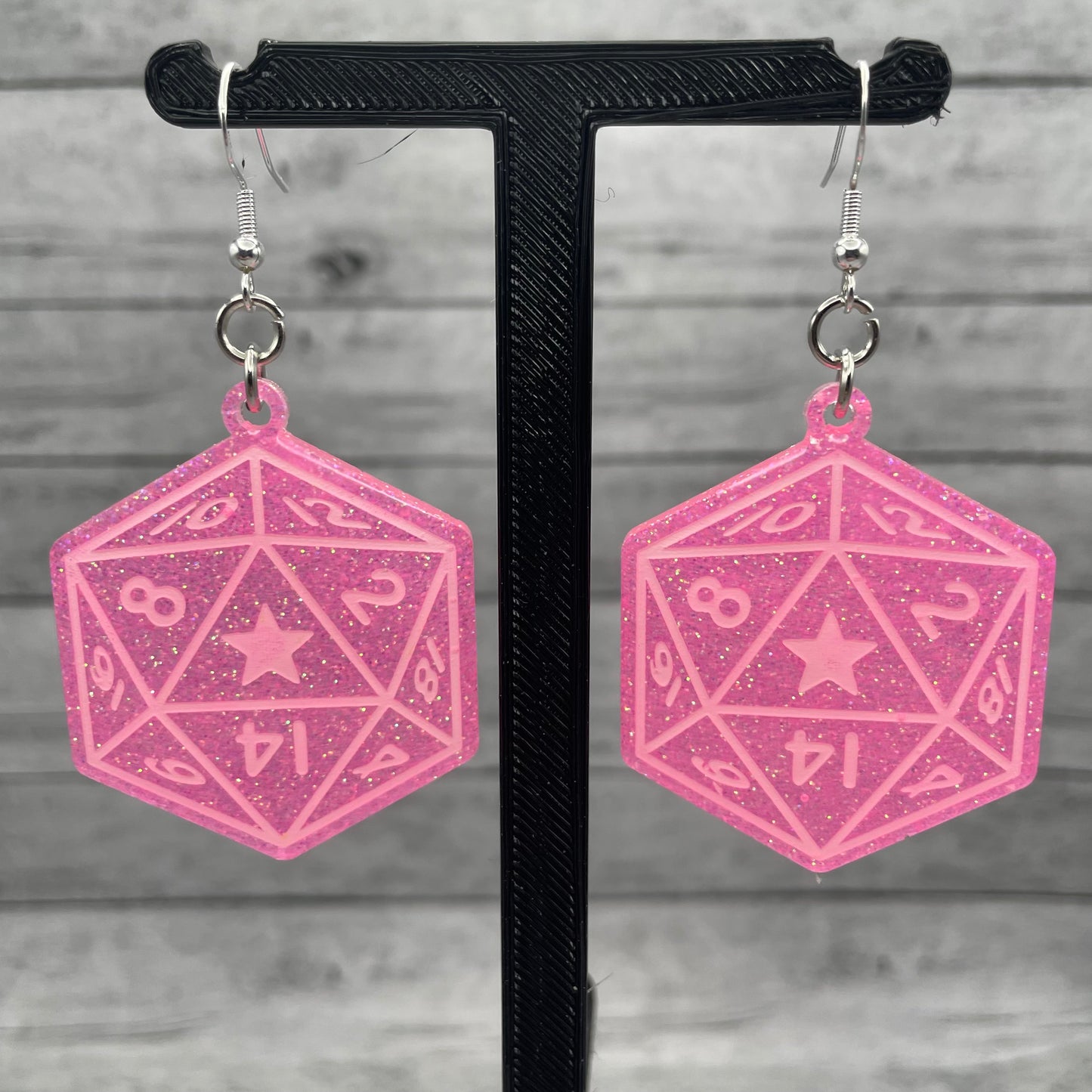 D20 Dangle Earrings