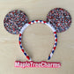 Patriotic Glitter Ears