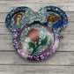 Stained Glass Beauty Mouse Coasters/Trinket Tray