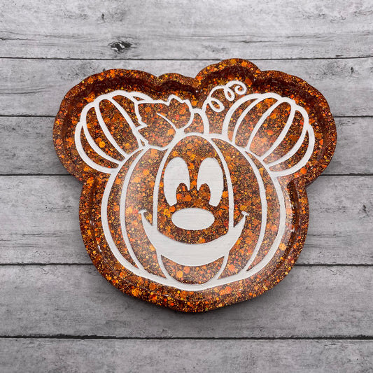Mouse Pumpkin Coaster/Tray